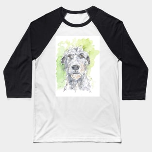 Irish Wolfhound watercolour pen drawing Baseball T-Shirt